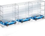 Clear Acrylic Toy Car Display Case 1: 24 Scale Diecast Display Box Wall Mounted Shelf for Storage Toy Car Mini Model Race(12 Grids) - Image 2