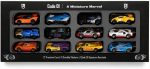 Code 01 Fortune Edition Diecast Car Set - 12 Alloy 1:64 Scale Model Car Collection with UV Stickers & Zinc Keychain - Collector Gift Set with Display Box - Image 2