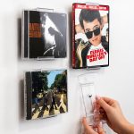 CollectorMount™ CD Display Wall Mount & Shelf Stand, 1 Pack | Patented Adjustable Display for CDs, 45 RPM Records & Blu-rays. Fits 4.75" - 6.25". Wall Mount & Shelf Stand. - Image 2