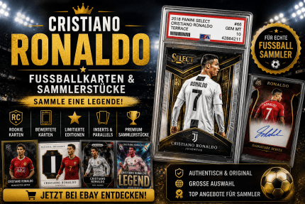 Cristiano Ronaldo Fußballkarten & Sammlerstücke