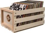 Crosley AC1004A-NA Vinyl Record Storage Crate, Natural | Holds Up to 75 Standard Records, Solid Wood, Easy to Assemble - Image 2