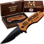 Custom Knife - Personalized Gifts for Men and Women - Engraved Gift for Dad Husband Boyfriend Wife Girlfriend - Customized Pocket Knives for Birthday, Anniversary - Best Unique Present 6611 PS - Image 2
