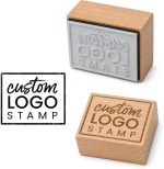 Custom Stamps,Personalised Stamps,9 Ink Colors, Rubber,Wood Handle/Suitable for Company Logo,Membership Cards, Books, Addresses, Teacher's Badges, Bookplates, Etc. - Image 2