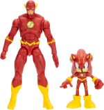 DC X Sonic the Hedgehog Sonic as The Flash & The Flash 2.5/5-inch Figures Multipack - Image 2