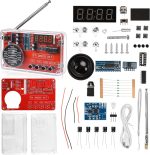 DIY FM Radio Kit, Soldering Practice Electronics Project, Transparent Case, with PCB, Speaker, Digital Display, for Beginners & STEM Learning - Image 2