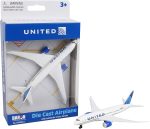 Daron Toy Airplane – United Airlines – Die-Cast Metal Model Airplane Toy with Plastic Parts for Kids Ages 3+ - Image 2
