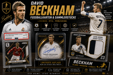 David Beckham Fußballkarten & Sammlerstücke