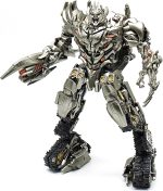 Deformation Robot Toys, Action Figure Toys Tank Mode for Kids | 2 in 1 Toy, Part Alloy, Blaster-blue Effects, Damaged Head, Extra Right Arm, Gifts for Girls & Boys - Image 2