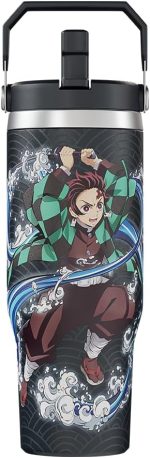 Demon Slayer Kimetsu No Yaiba Tanjiro Anime Tumbler, 30 Oz, Stainless Steel - Image 2
