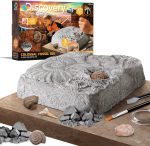 Discovery Colossal Fossil Dig Set, 15-Piece Archeology Excavation Kit, Uncover Real Shark Teeth and More, STEM Toys for Boys and Girls - Image 2