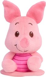 Disney Winnie the Pooh Perch'd Shoulder Plush Piglet Stuffed Animal | 4.75-inch, Wearable Plushie, Soft Toy for Fans, Girls, Boys, Kids, Ages 3 and Up, by Just Play - Image 2