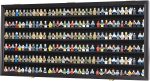 DisplayGifts Toy Minifigures Miniatures Display Case Frame Wall Cabinet Stand 200 Toys Dust Protection Black - Image 2