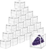 DoubleFill Rock Display Box, Clear Rock Collection Storage with Lid,10 Pack - Image 2