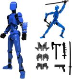 Dumwick Titan 13 Action Figure,3D Printed Lucky Robot 13 Action Figures Set | Fully Assembled,Nova 13 Action Figure,Home Office Shelf Decor,Creative Photography Prop,Great Gift for Kids Adults - Image 2