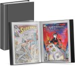 Dunwell Comic Book Storage Album, 6 Sleeves, Acid-Free Binder | 6 Super Heavyweight Sleeves, Fits Current & Silver Age Comics, Clear View Cover & Spine - Image 2