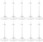 E-TING 10 Pack Transparent Dolls Holder Stand Support for 9-12 inches Dolls - Image 2