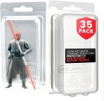 EVORETRO Action Figure Display Case, 3.75in Protective Clamshell, 35 Pack | Compatible with GI Joe, Star Wars, MOTU, Marvel | Pegboard-Ready Holes | Crystal-Clear APET | Storage Box for Loose Figures - Image 2