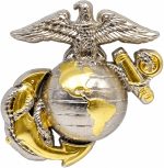 EagleEmblems United States Marine Corps Gold Tone Logo Emblem Lapel / Hat Pin - Image 2