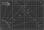 Elan Cutting Mat A3 Black & Taupe, Self Healing Cutting Mat 12x18 Inch, 5-Ply Craft Board Black, Hobby Board for Crafts 12x18 Inch - Image 2