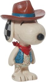 Enesco Peanuts by Jim Shore Snoopy Cowboy Miniature Figurine, 3.44 Inch, Multicolor - Image 2