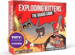 Exploding Kittens The Board Game 2-6, Age 7+ Flippable Game Board | One of the bestselling card games of all time is now a board game! Flip the pop-up board, strategize, sabotage, and surprise. - Image 2