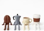 Funny Coffee Figurines Set – Bar Decor – Cute Accessories for Kitchen or Office – Barista Gift - Image 2