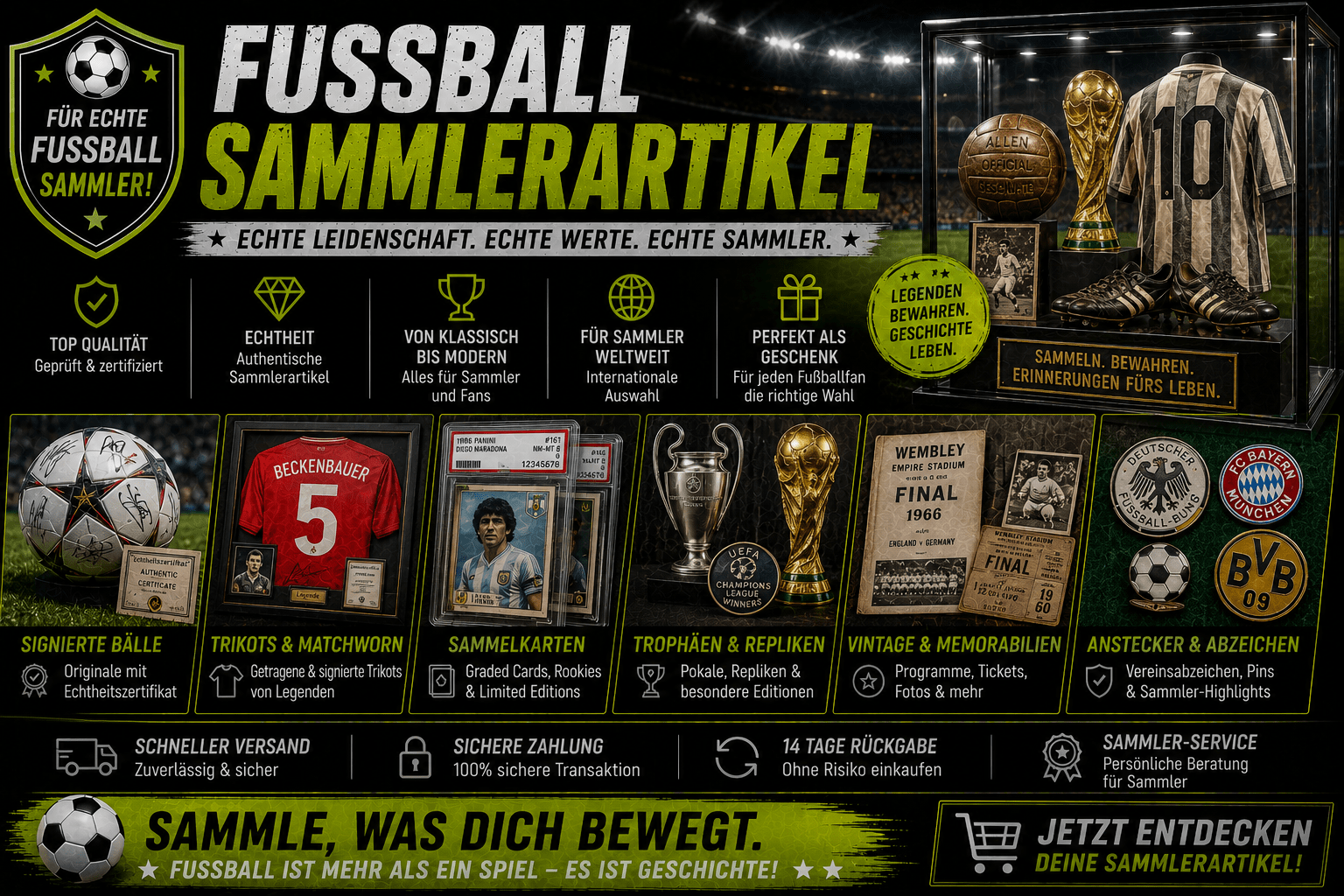 Fußball Sammlerartikel Fußball Sammlerartikel