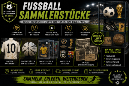 Fußball Sammlerstücke