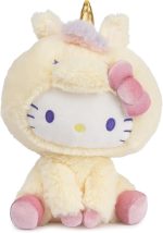 GUND Sanrio Hello Kitty 6" Plush Toy with Yellow Unicorn Outfit; Ages 1+ | Promotes Exciting Character Roleplay, Early Sensory Discovery, and Creative Pop Culture and Fantasy Storytelling - Image 2