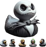 Generic Classic Horror Movie Character Duck, Halloween Horror Movie Duck, Office Desktop Car Dashboard Decoration (E) - Image 2