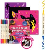 Grabie Trace & Color Drawing Kit, Pack of 5 Dual Tip Markers, Yeti Collab | 15 Pre-Printed Designs, Beginner-Friendly Drawing Set, Vellum Paper for Tracing, Creative Hobby Art Supplies - Image 2