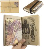 Grail Diary Indiana Journal, Indiana Grail Diary Journal, Indiana Holy Grail Diary Props, Vintage Leather Journal Classic Movie Prop - Image 2