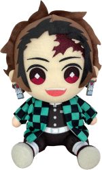 Great Eastern Entertainment Demon Slayer - Tanjiro Kamado Sitting Pose Plush 7" H - Image 2