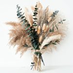 Green Pampas Grass Boho Bouquet – Exquisite Lavender and Eucalyptus Dried Flower Arrangements for Western Boho Decor – Rustic Flowers for Your Bohemian Home, Bedroom, and Wedding Table Décor - Image 2