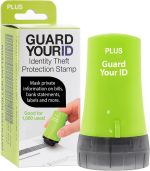 Guard Your ID Identity Theft Protection Roller Stamp for Mail, Green - Image 2
