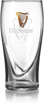Guinness Gravity Official Beer Pint Glass | Large 20oz Pints Drinking Thick Beer Glasses Beer 20 oz Glasses - Image 2