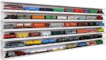 HO Scale Model Train Display Case Wall Rack with 6 Shelves Organizer Storage Cabinet Wall Mount (L3: 58.26inch) - Image 2