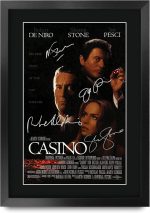 HWC Trading Casino Gifts Printed Signed Autograph Picture for Movie Memorabilia Fans - 16" x 12" Framed - Image 2