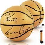 Hiboom Autograph Signed Basketball with Air Pump - Image 2