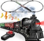 Hot Bee Train Set - Train Toys for Boys w/Smokes, Lights & Sound | 3 - Image 2