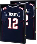 IHEIPYE Jersey Frame Display Case 2 Pack - Large Sport Jersey Shadow Box with UV Protection Acrylic for Baseball, Basketball, Football, Soccer, Hockey, Shirt and Uniform - Image 2