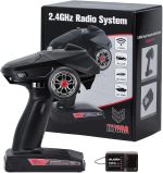 INJORA RC Transmitter 2.4GHz 6CH Controler and Receiver with Gyro Remote Inside Receiver for 1/8 1/10 RC Car Boat Tanks Crawler TRX4 SCX10 Upgrade Parts(T6FG) - Image 2