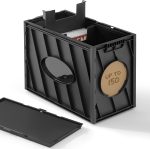 INMAKER Comic Book Storage Box, Holds Up to 150 Comics (Matte Black) | 1PC, Acid Free Plastic Book Bin with 2 Adjustable Dividers - Image 2