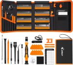 JOREST 145 in 1 Electronics Precision Screwdriver Set with 120 Bits | Magnetic Repair Tool Kit for Computer, Laptop, iPhone, PC, MacBook, Nintendo, Xbox, PS5, with ESD Wrist Strap, Gifts for Men - Image 2