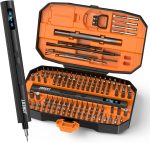 JOREST 155 in 1 Mini Electric Screwdriver Cordless, Precision Power Screwdriver Set, 5 Torque Levels (Max 0.75N.m), Gifts for Men, Magnetic Repair Tool Kit for iPhone, PC, Laptop, PS4 PS5, Xbox, Watch - Image 2