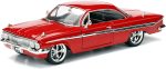 Jada Toys Fast & Furious 8 1:24 Diecast - Dom's Chevy Impala Vehicle, Red - Image 2