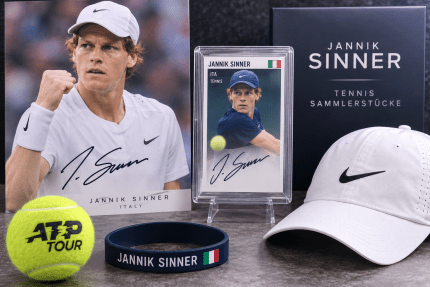Jannik Sinner Tennis-Sammlerstücke