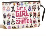 Jztco Anime Gifts Anime Merch Cosmetic Bag Kawaii Stuff Anime Stuff | Manga Toiletry Bag Graduation Nurse Day Funny Makeup Bag Birthday Gifts for Anime Lovers Fans Women Teens Girls Best Friend - Image 2