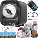 K2 Ultra Quiet Rock Tumbler Kit - 3LB Professional Rock Polisher | Quiet Brushless Motor, Up to 6X Noise Reduction, Adjustable 9-Day Timer & Speeds, Full Accessories, Ideal for Adults & Kids - Image 2