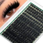 KEYYOU Lash Clusters with Spikes - 200D Volume Wispy Manga Lash Clusters | 12-20mm D Curl DIY Eyelash Extensions,Fairy Eyelash Clusters for Fluffy Anime Look & Professional Salon Finish - Image 2